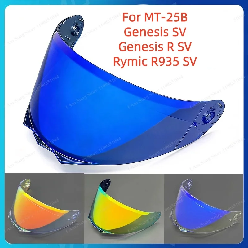 Motorcycle Helmet Lens Windshield Shield for MT-V25B Genesis SV Genesis R Rymic R935SV SV R Helmet Visor Accessories