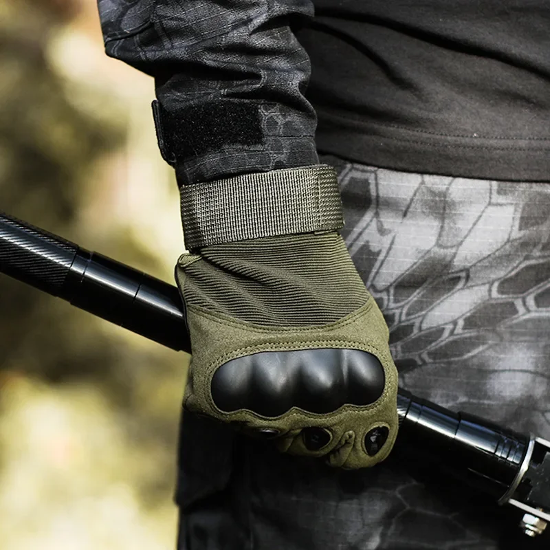قفازات التكتيكية الرجال النساء في الهواء الطلق تسلق الجبال التدريب امتصاص الصدمات مقاومة للاهتراء نصف اصبع قفازات ركوب الخيل تنفس #4