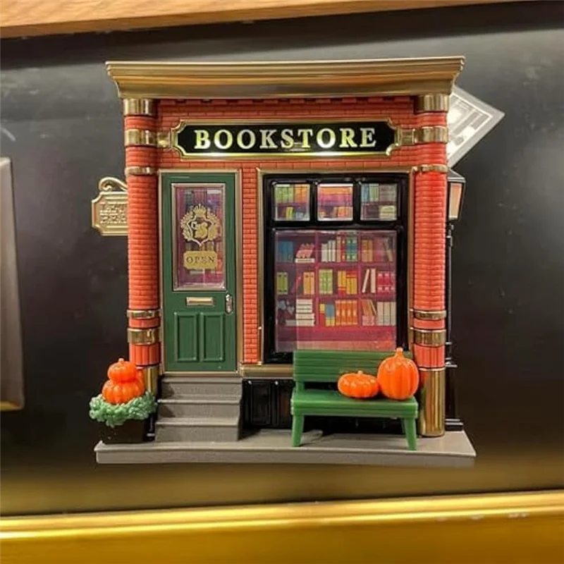 AAAN-Flower Night Light Bookstore Wallflower Projector Nightlight Book-themed Projection Room Decor