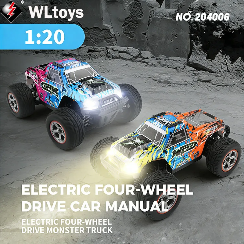 

Радиоуправляемые машинки WLtoys 1/20 204006 2.4G высокоскоростные ​ ​ Радиоуправляемая гоночная машина 4WD 50 км/ч с функцией ночного видения, игрушка для детей и взрослых, подарок