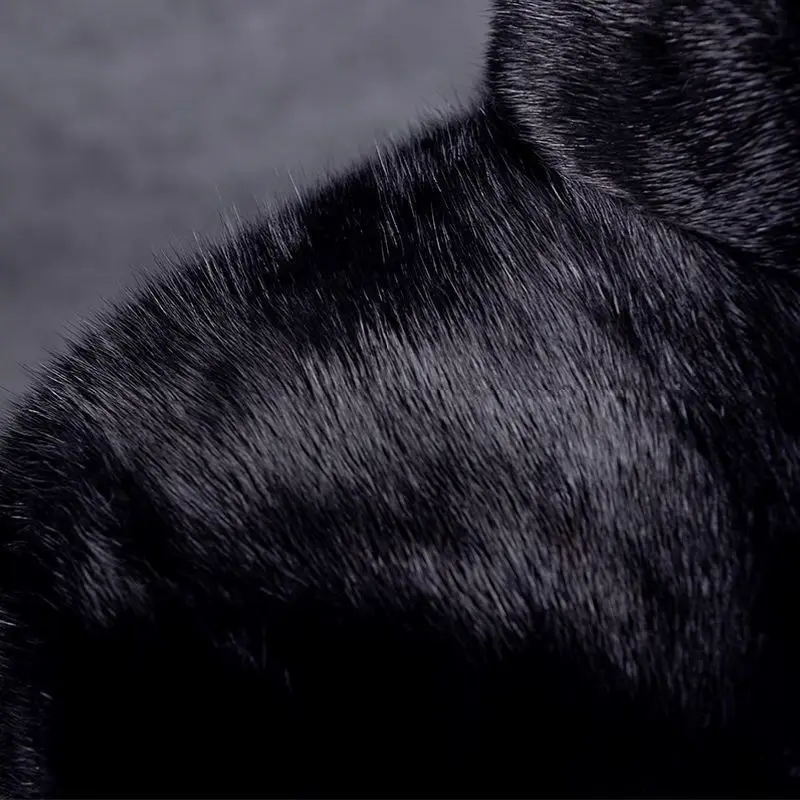 

Мужская зимняя утепленная куртка с капюшоном из кожи Nappa, с воротником из оленьего меха, на молнии, из кожи растительного дубления, без мехового воротника