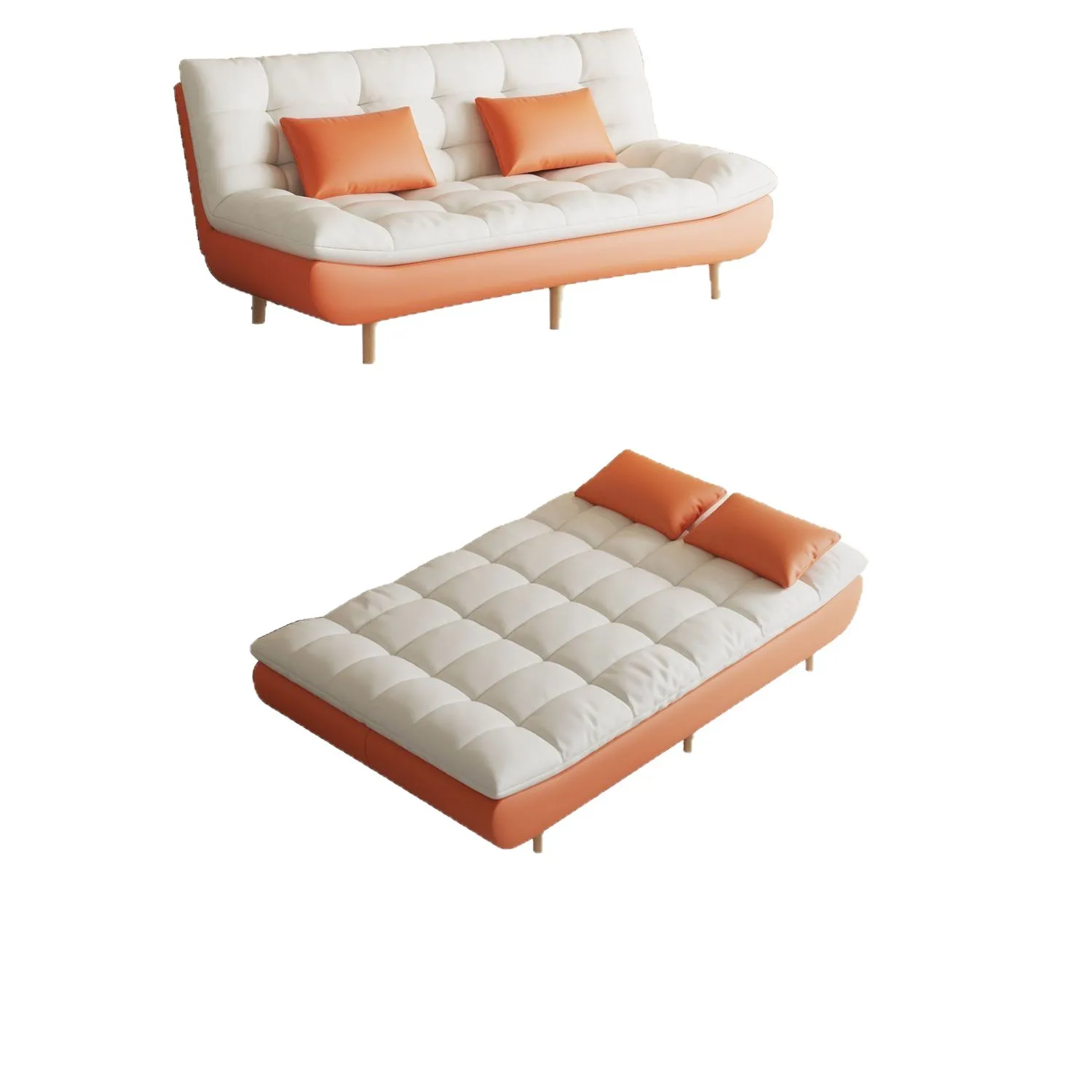 

Dual-use, multi-functional, cat scratching, sofa, living room, small apartment, simple, modern