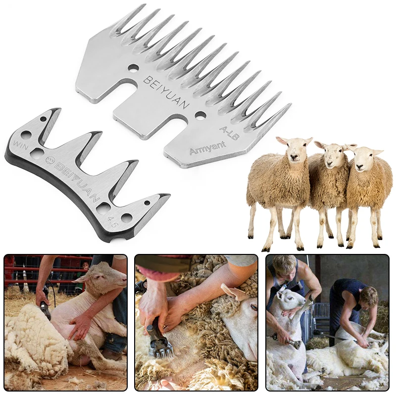 Sheep Goats Comb Shearing Clipper Straight Curved Blade Alternative For sheep Clipper Shears Scissors Part 4/13 Tooth Shears