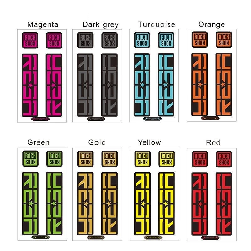 

Для ROCKSHOX REBA 2020, наклейки на вилку для горного велосипеда, аксессуары для велосипеда, наклейки на переднюю вилку велосипеда MTB, наклейки на велосипед
