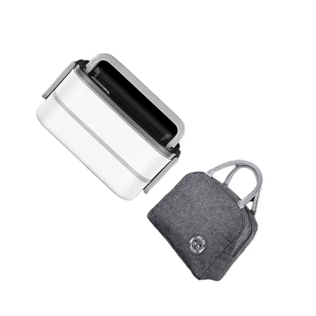 Heated Lunch Box 2/3 Layers Thermal Bento Box Detachable Meal Heater