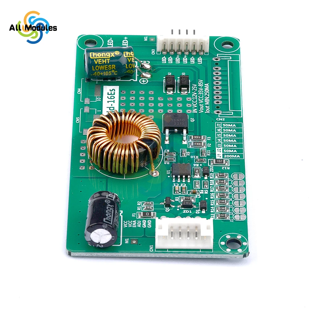 LED LCD Universal TV Backlight Constant Current Backlight Lamp Driver Board Boost Step Up Module 10.8-24V to 15-80V 14-37 Inch