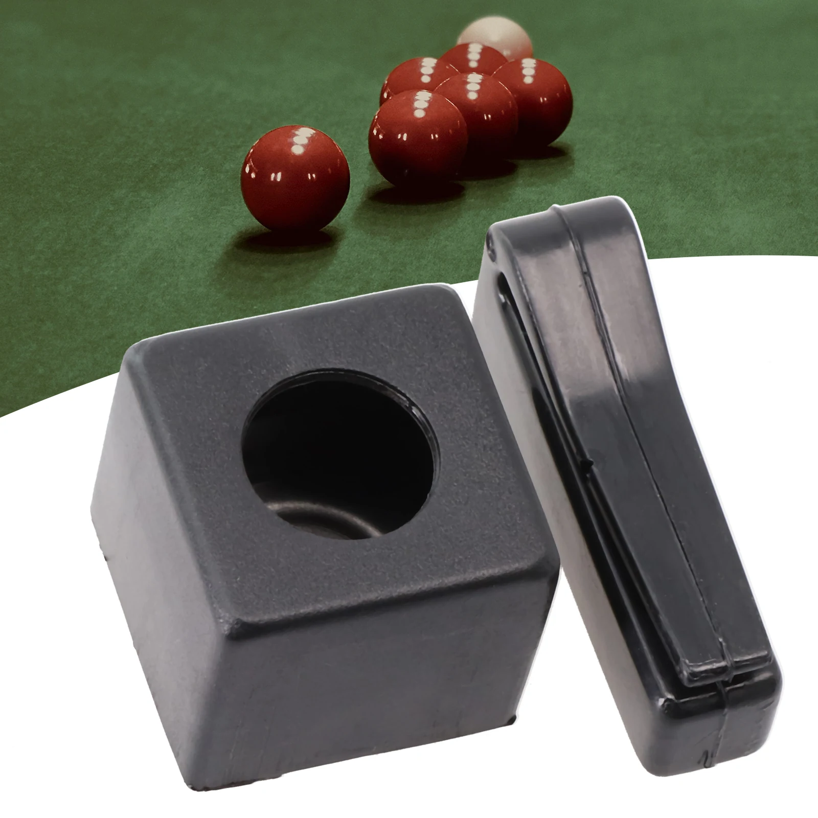 Cue Chalk Holder Billiard Chalk Belt Clip Carrier Case Indoor Sports Magnetic Replacement Accessories Cue Chalk
