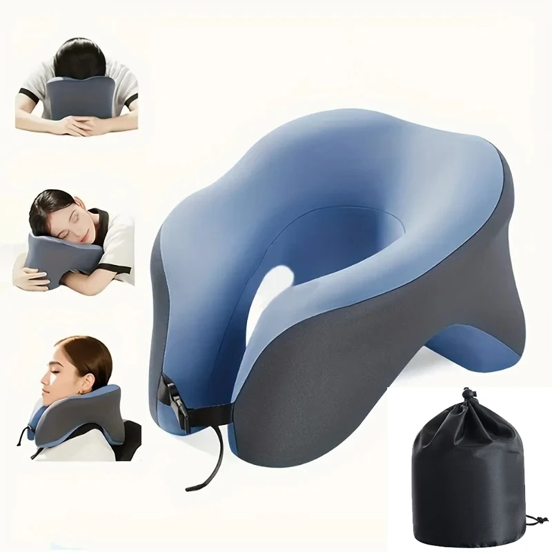 

Travel U-Shaped PillowNeck and Cervical Spine Pillow Airplane Car Office Home Headrest Neck Support Sleeping Pillow Memory Foam
