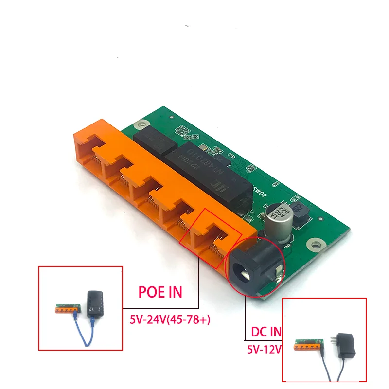 OEM New model 5 Port ethernet switch  Desktop RJ45 Ethernet Switch 10/100mbps Lan Gigabit  switch rj45  tp-link