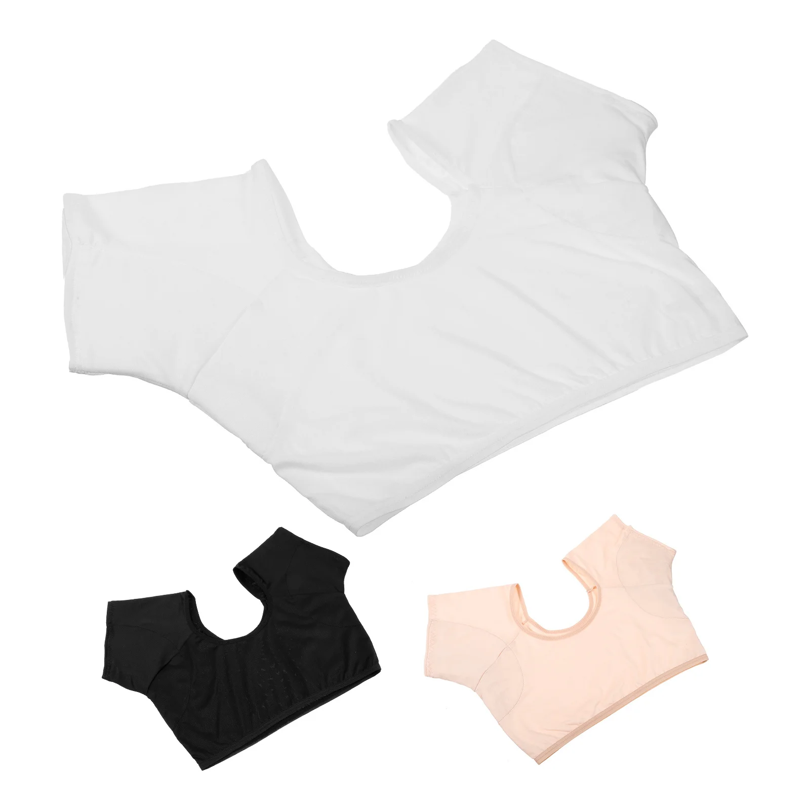 3 قطعة سترة عرق تحت الإبط للنساء Chinlon ممتصة للرطوبة ومضادة للبقع للياقة البدنية واليوجا قميص داخلي مقاوم للعرق