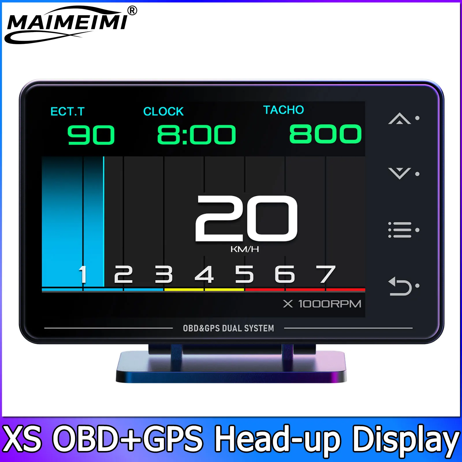 

Новый ЖК-дисплей XS с OBD+GPS, проекционный дисплей на лобовое стекло, показания турбонаддува, давления масла, температуры масла, G-индекса, гироскопа, ЖК-дисплей