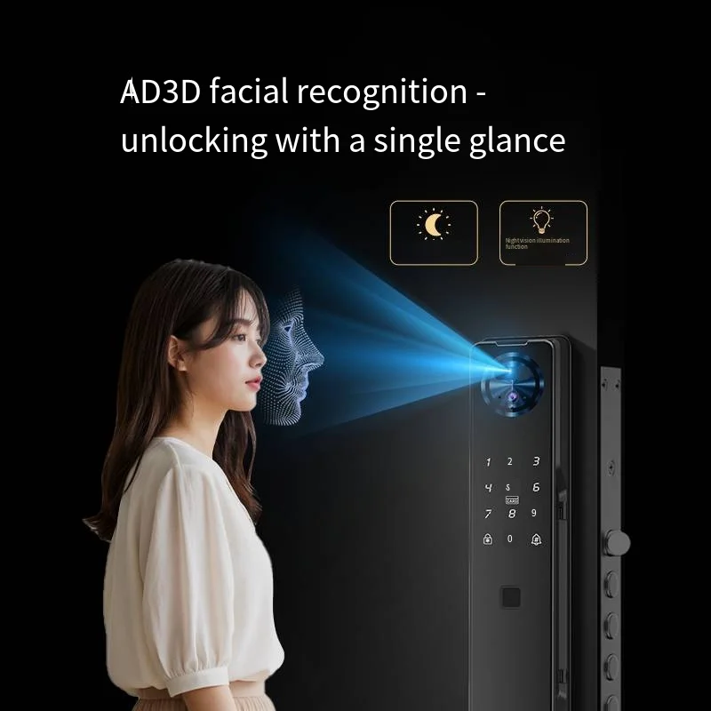 YN S11M Smart Home Digital Electronic Lock for Xiaomi Mijia Mihome App Fingerprint Doorbell 3D Face Palm Vein Camera Smart Locks