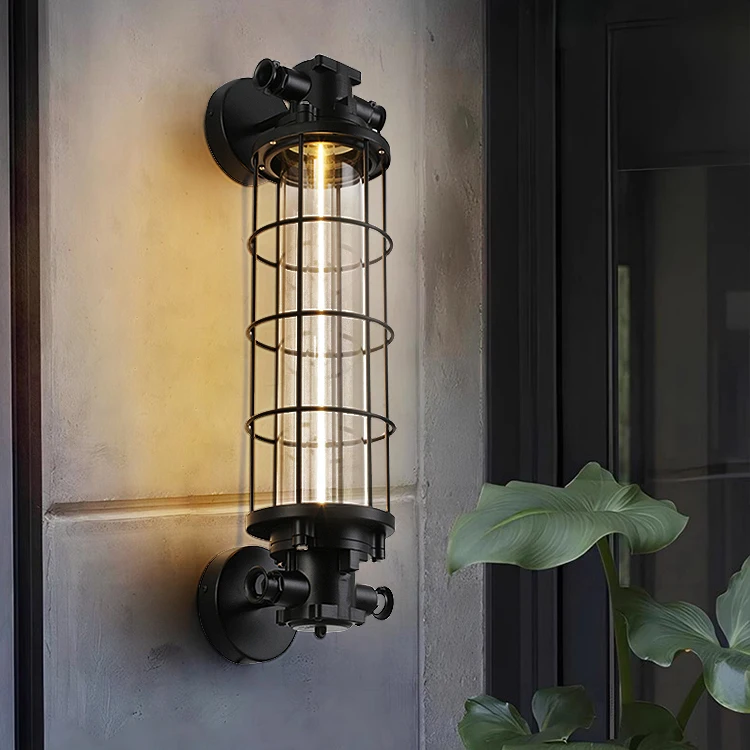 American Retro Industrial Style Wall Lamps, Coffee Bars, Bars, Restaurants, Milk Tea Shops