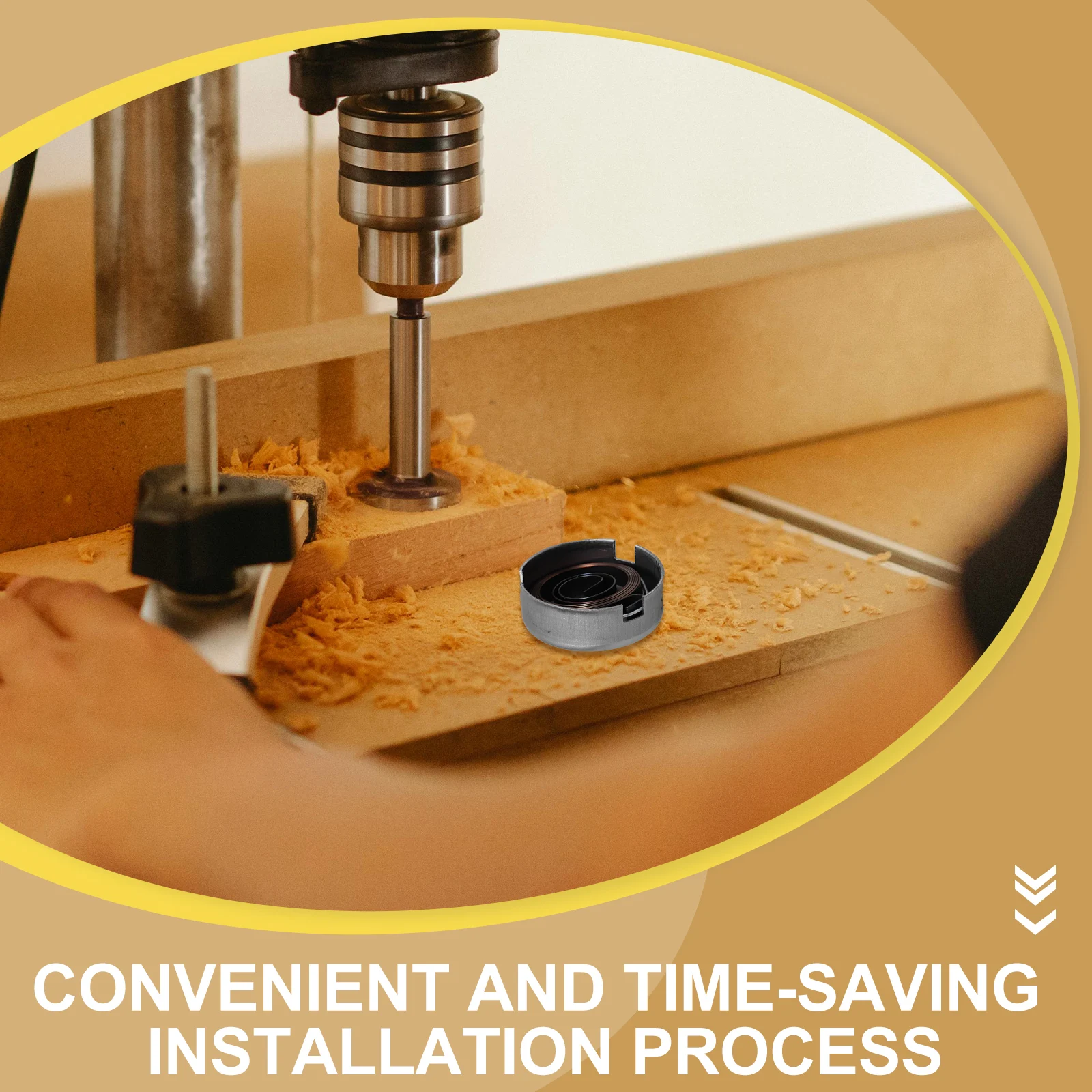 ملحقات مكبس الحفر، مجموعة زنبركية لملف إرجاع التغذية، زنبركات فولاذية بديلة لولبية