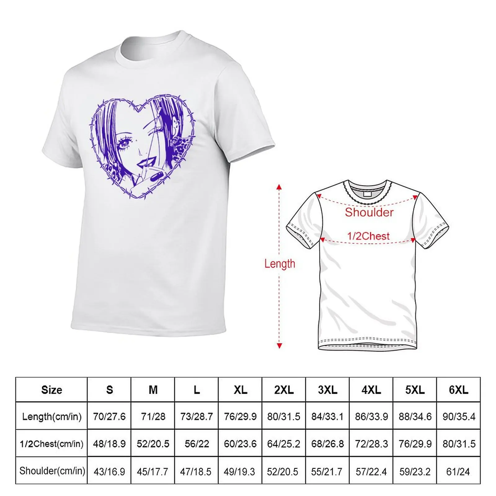 Tangled Passion: Nana Osaki's Barbed Wire Heart T-Shirt football t shirt shirts graphic tees mens clothing