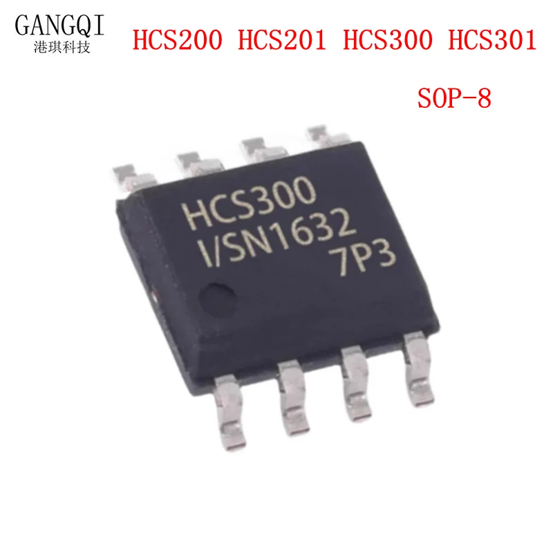 5PCS New And Original HCS300 HCS200-I/SN HCS201-I/SN HCS361-I/SN HCS300 HCS361 HCS301 SOP8 Auto Remote Control Chip SOP8 Patches