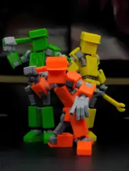 Multi-Jointed Movable Shapeshift Robot 3D Printed Mannequin Mini13 Character Figures Toys Kids Adults Parent-children Game Gifts