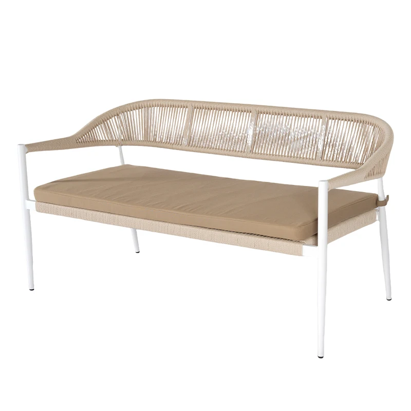 

&y Hotel Patio Furniture Set Porch Backyard Garden Outdoor Aluminum PE Rattan Sofa Eco-Friendly Waterproof Cushions