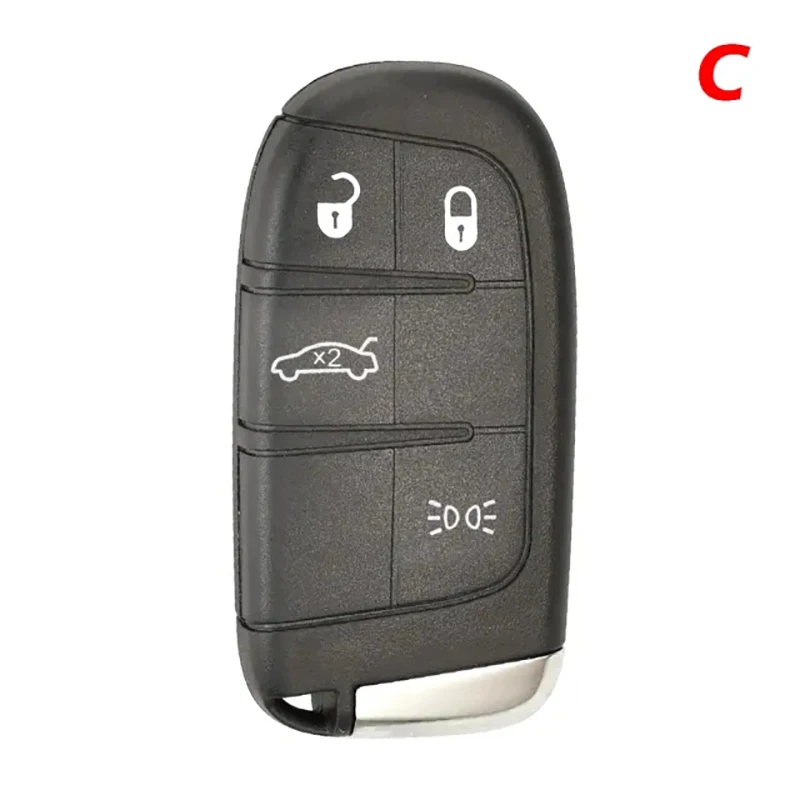 CS017011 1Pc/5Pcs/10Pcs Aftermarket Replacement Remote Smart key shell Housing For Fiat 500 500L 500X 2016-2019 Car Key  Replace