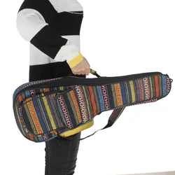 23 Inch Ukulele Gig Bag Colorful Portable Soft Case Concert Oxford Cloth Backpack Handbag Adjustable Strap Ukulele Accessories