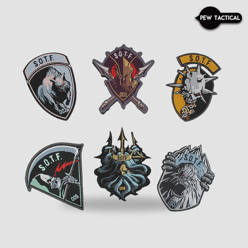 PEWTAC Call of Duty Vanguard Task Force COD SOTF Magic Badge Shoulder Patch Morale Badge Hunting Clothing Patch