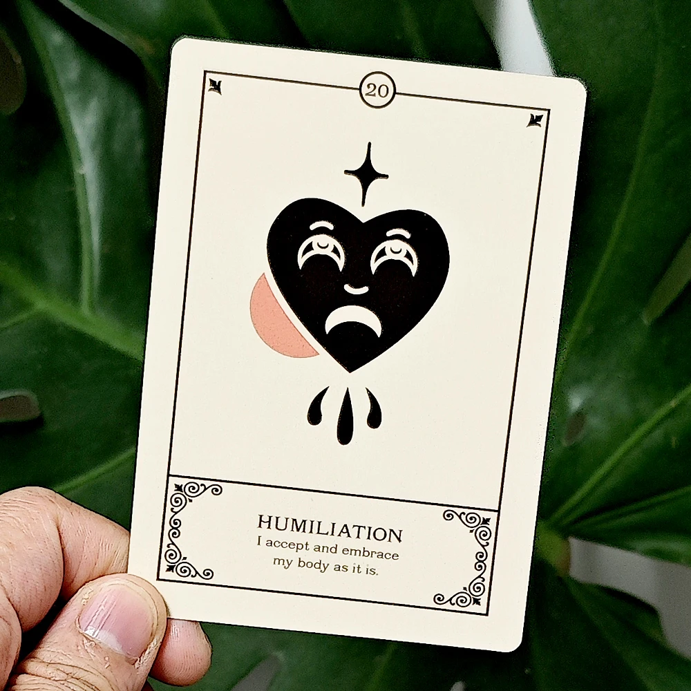 Cries of The Souls Oracle Deck 10,5 * 7,5 cm 42 pezzi di carte Oracle ti supportano accettare le ferite interne