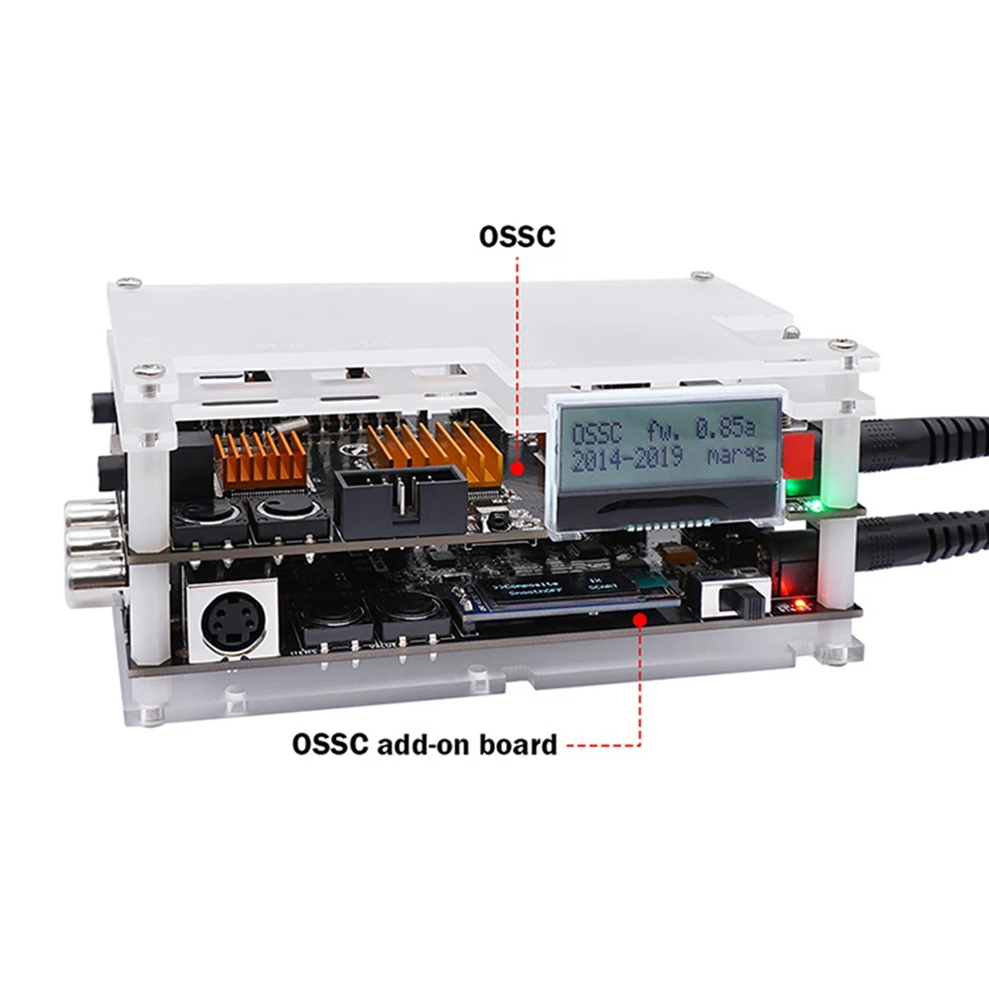 OSSC Add-on Board Dual Modes Linedouble HD Video Converter for NTSC PAL Retro Game Consoles Parts Game Accessories