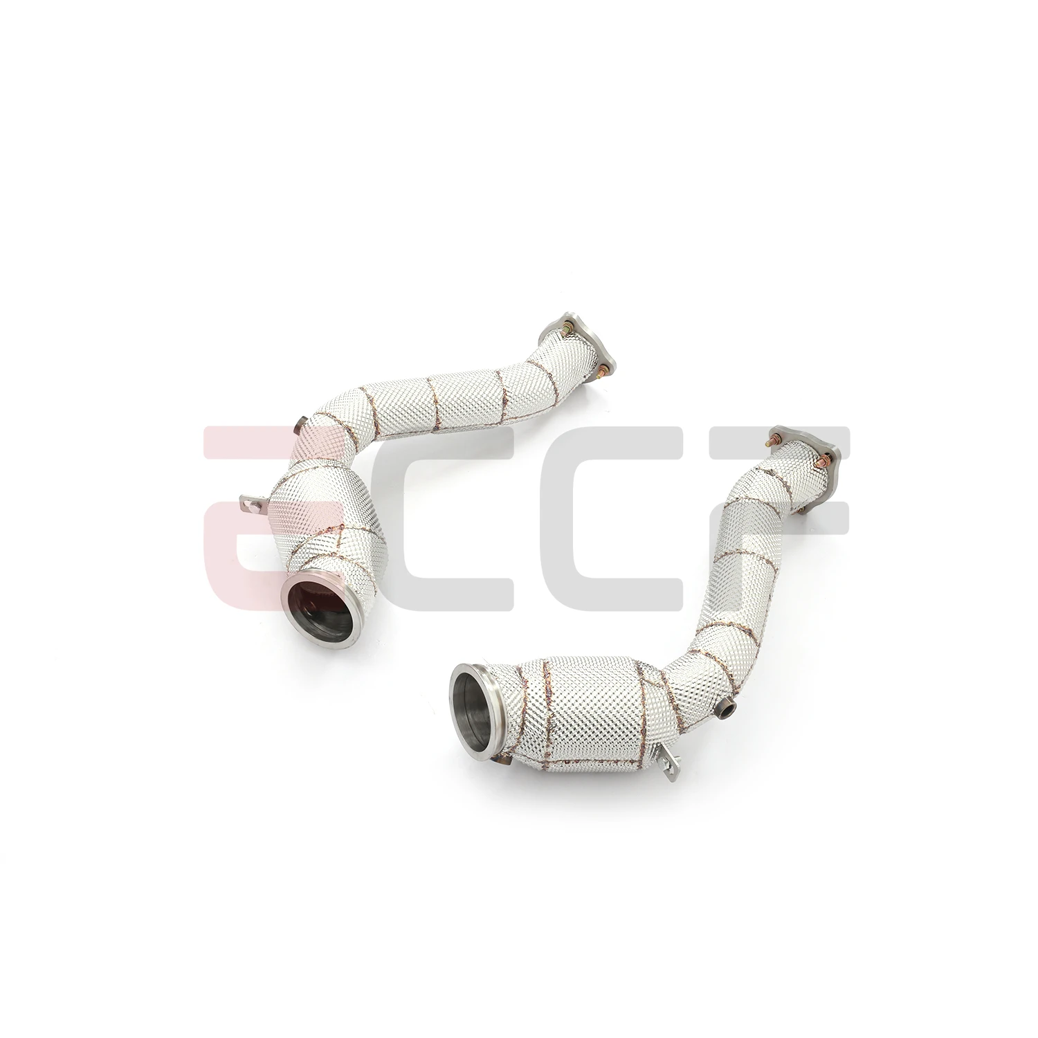 

High Temperature Resistant Perfect Fit Leak-Proof Stainless Steel Downpipe ECCF for Porsche Cayenne 958.2 S GTS 3.6T