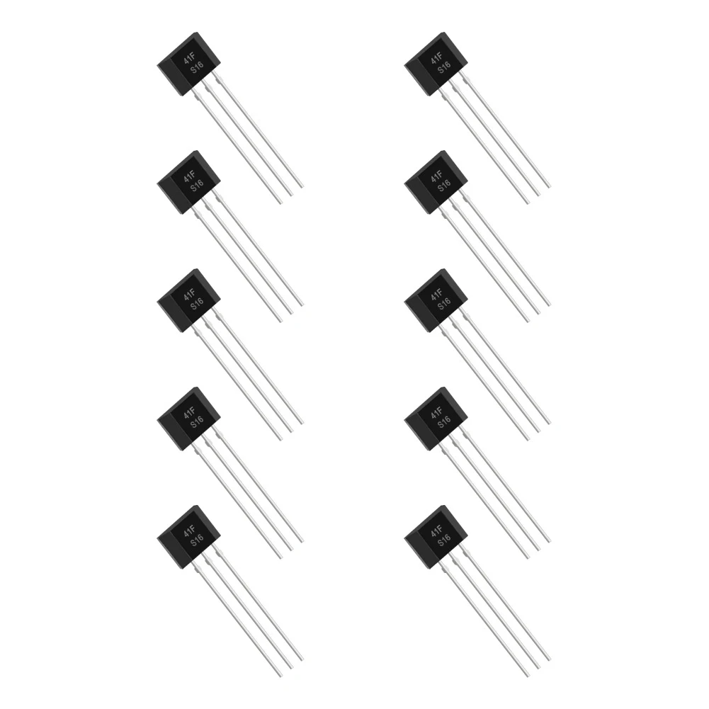 Picture 3: 1x Motor Hall Sensor 41F Bipolar Hall Element Sensor Excels In Position Detection 4.5V 24V Hall Accelerator 12x8x1cm Balck