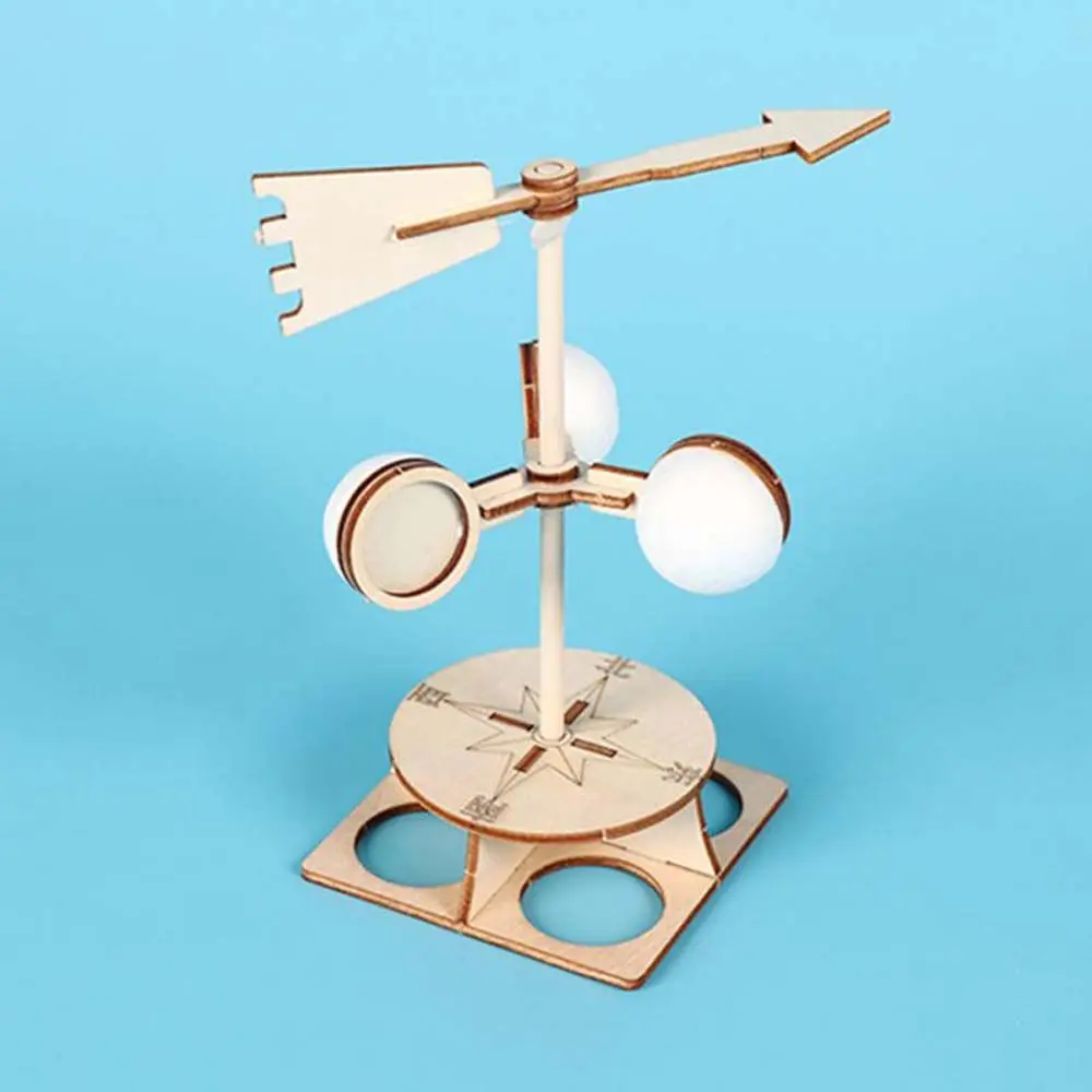 

Practical Ability School Students Educational Toys Direction Experiment Wooden Science Toys DIY Wind Vane Wind Vane Model Kit