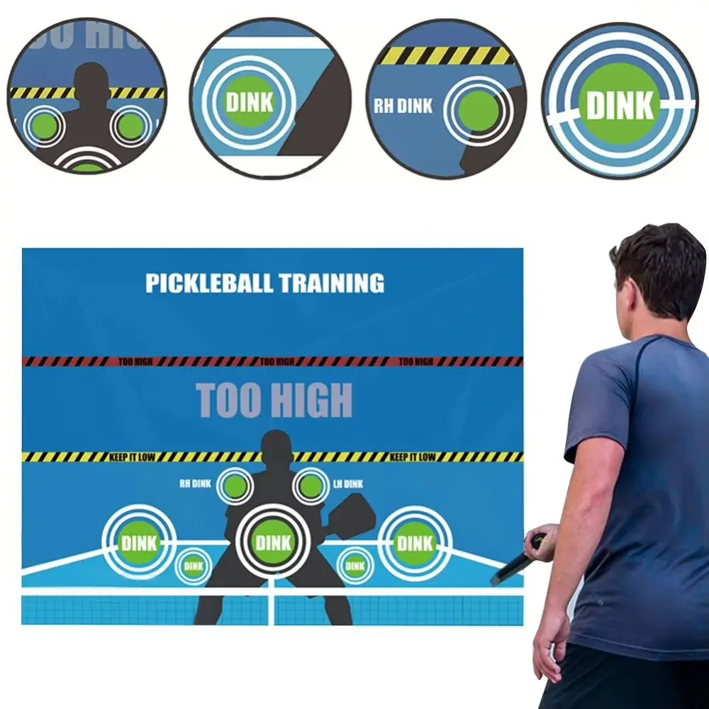 

120x90cm Pickleball Practice Pads Training Poster Mat Pickleball Dink Wall Pad Master Exercise Paper