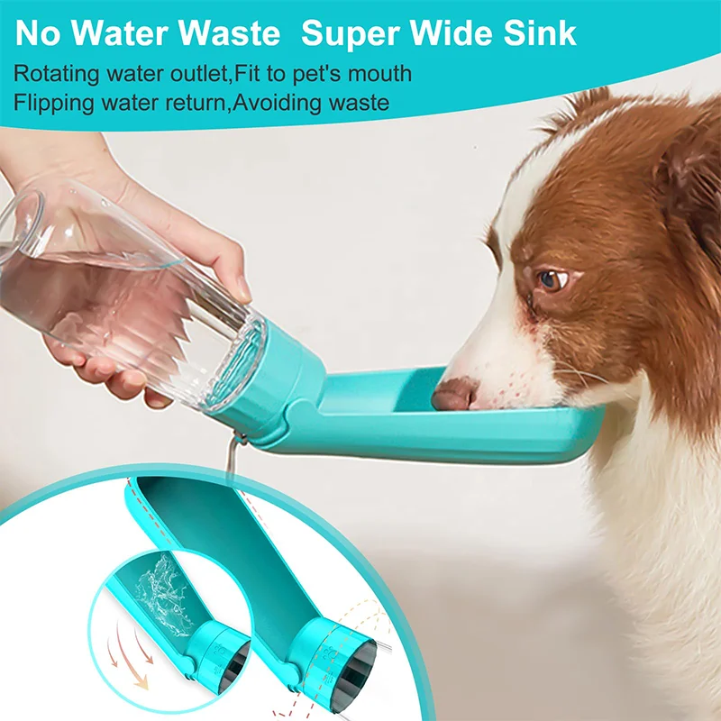 Portable Dog Water Bottle Dispenser For Small Large Dogs Foldable Puppy Outdoor Hiking Drinking Bowl French Bulldog Pet Supplies