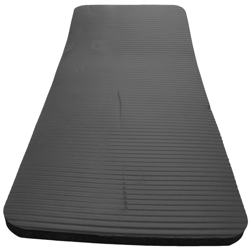 Pilates Workout Mat Thick 60X25X1.5Cm Yoga Knee Pad Cushion Extra Support For Knees Wrists Elbows Black-A14I