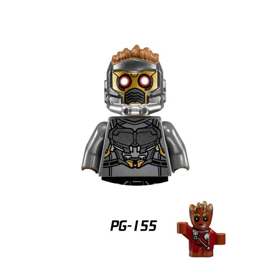 Marvel Groot Black Widow Raccoon personaggio classico blocchi di costruzione giocattolo in mattoni mini modello bambola regalo di compleanno per le vacanze dei bambini