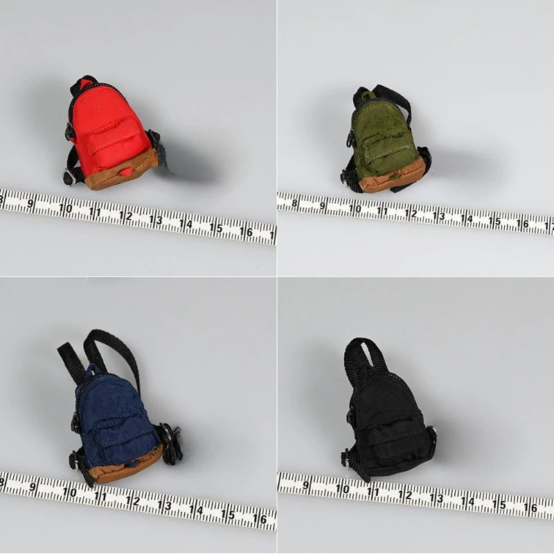 In Stock 1/12 Scale Soldier Color Blocking Backpack Model for 6inch Action Figures Loose Parts Accessories