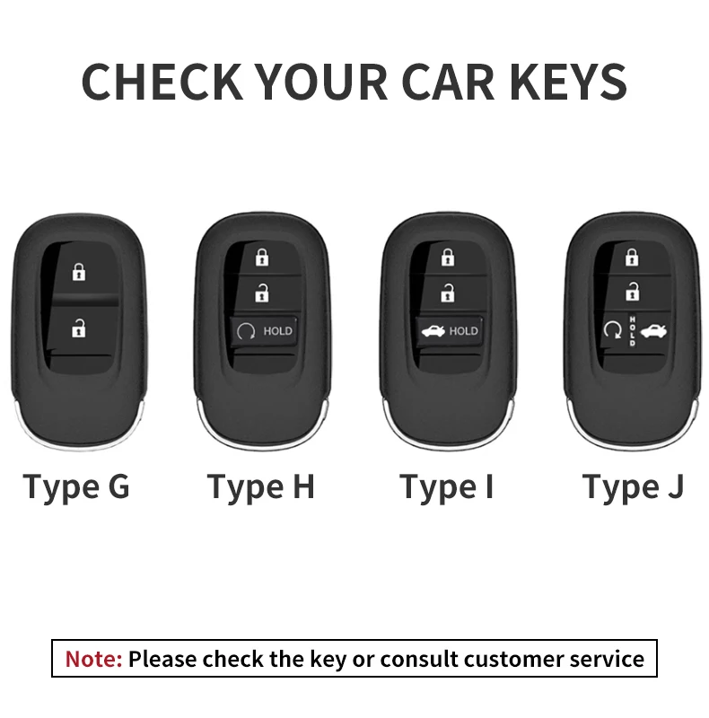 Car Key Fob Cover For Honda New Model 11th‑Gen Accord/Civic,CR‑V,Breeze,Integra,XR‑V,HR‑V,Avancier,Odyssey,Elysion,e:NP1 & e:NS1
