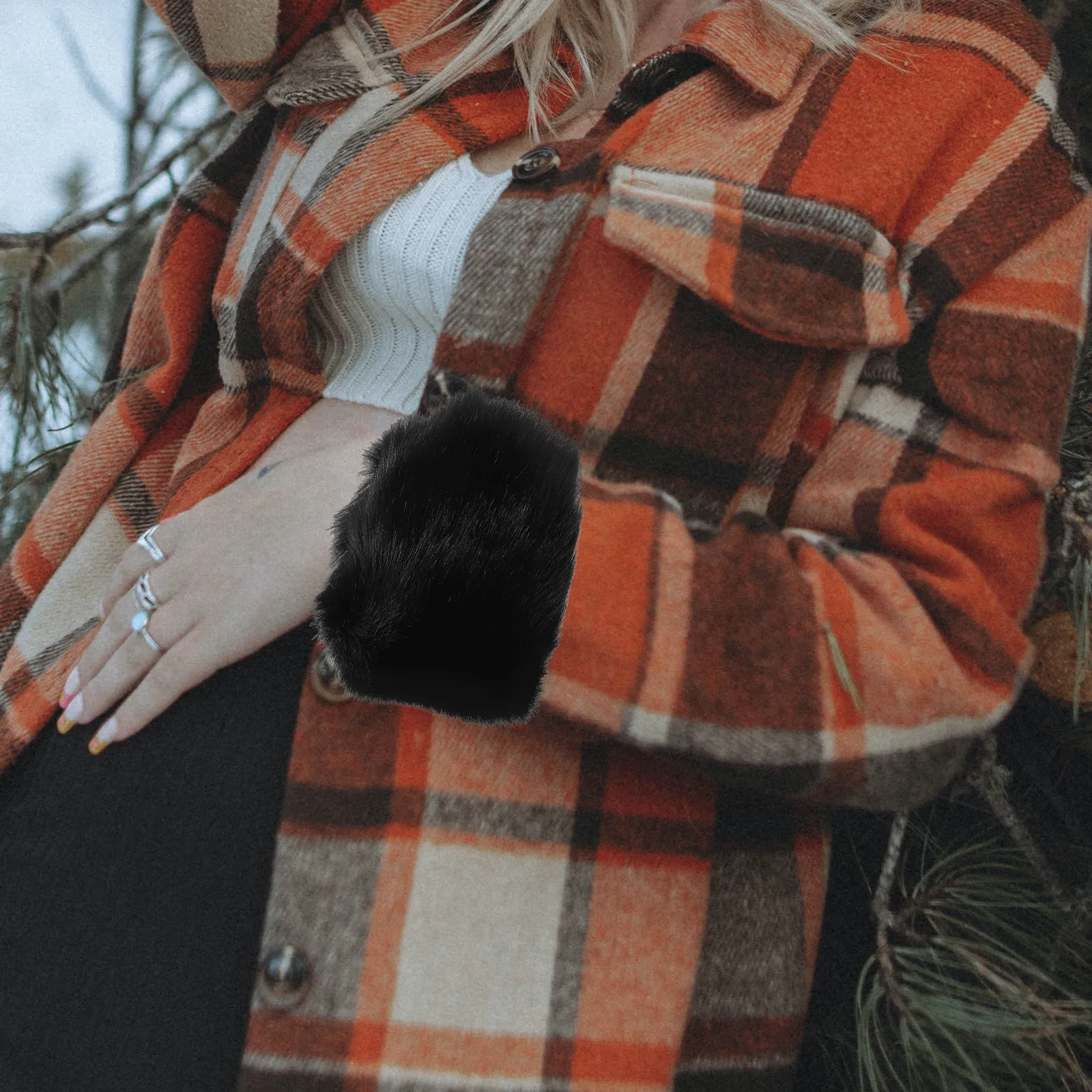 

1Pair Warm Wrist Cuffs for Women Winter Knit Wrist Warmers Soft Stretchy Material Cozy Comfort All Day Wear Versatile Layering