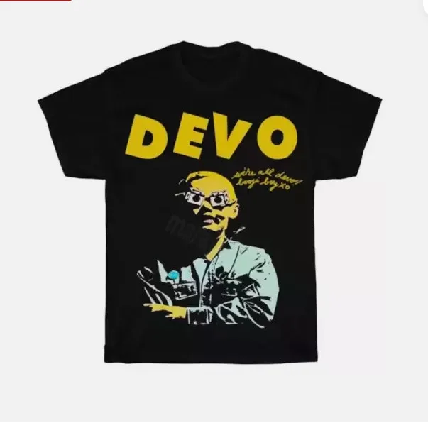 

Концертная футболка VTG Devo Band для мужчин и женщин, все размеры от S до 5XL