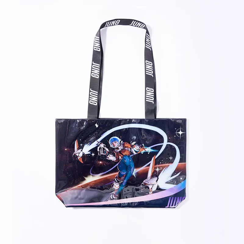 [Official]Game Overwatch Juno Canvas Tote Bag Large Capacity Travel Bag Funny Shopping Bag Cosplay Doujin Gifts
