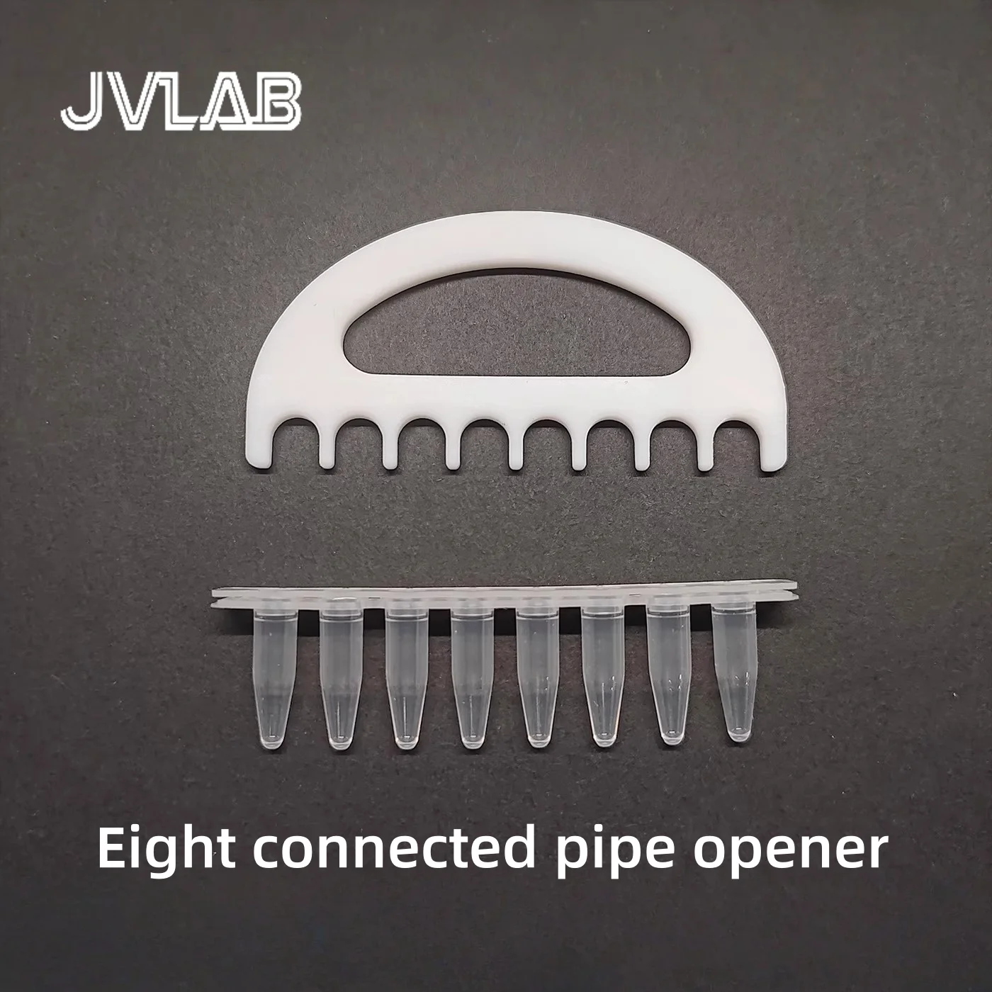 Ouvre-bouchon à 8 tubes en résine PCR, ouvre-bouchon de Tube, stockage pratique, opération facile et rapide, capuchon manuel ouvert JVLAB ​
