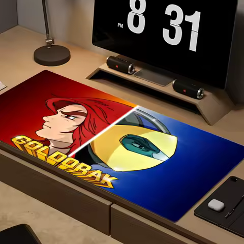 Cute Mousepad Goldorak Gaming Mouse Pad Office Computer Accessories Desk Mat Small Size UFO Robot Grendizer 1pc/2pc packing