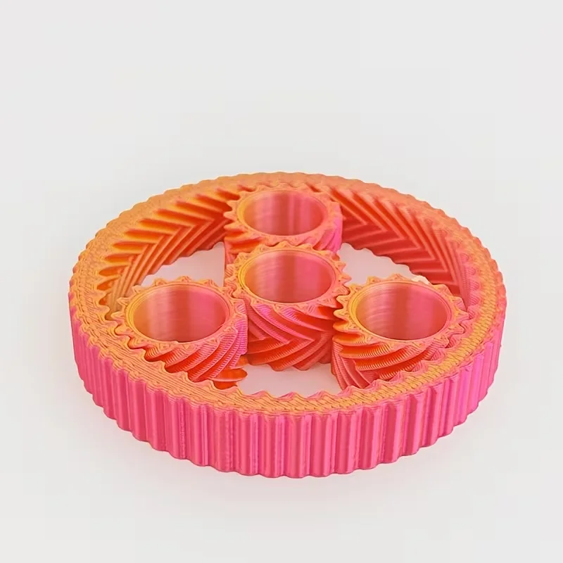 Stress Relief Spiral Star Ring Toy Hot Multidirectional Finger Spinner Smooth Rotation Cool