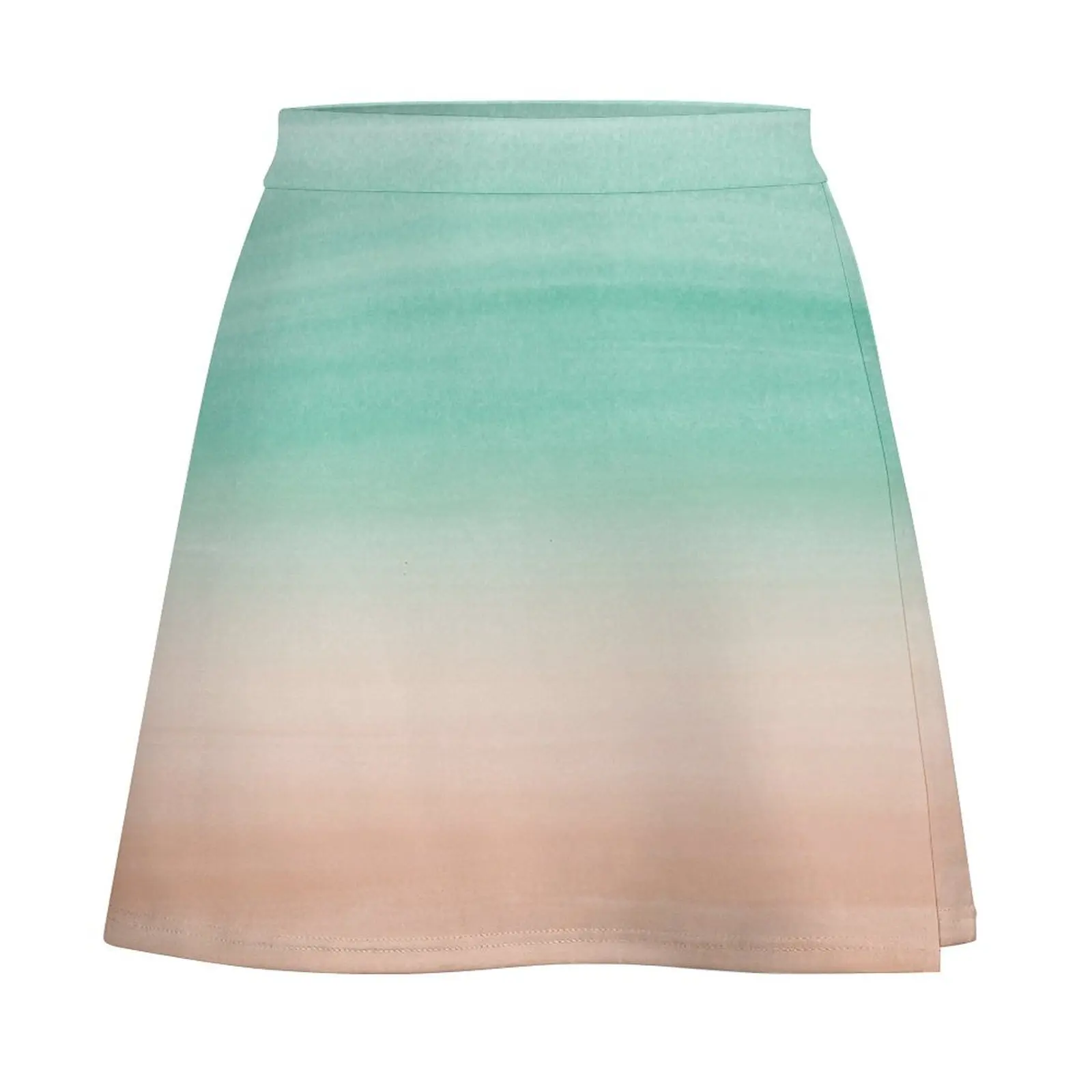 Touching Soft Emerald Beige Watercolor Abstract #1 #painting #decor #art Mini Skirt Dresses night club outfit