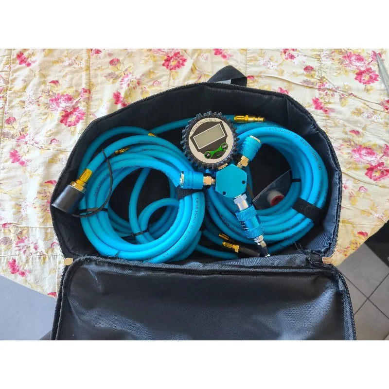 Digital Gauge 4 Way Manifolds With Hose Air up and Down Tire Inflate Deflator System for Off Road  Accessories