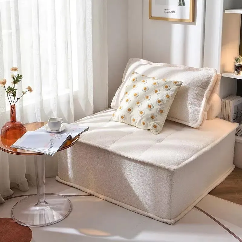Modern Nordic Tofu Block Sofa Single Double Triple Combo for Small Apartment Bedroom Balcony Living Room Tatami