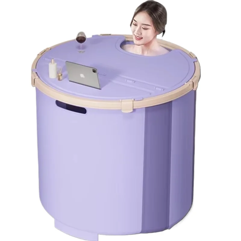 Standing Drainer Sit Bathtubs Childre Large Women Hot Portable Bathtubs Adults Bucket Baignoire Pliable Adulltes Home Furniture