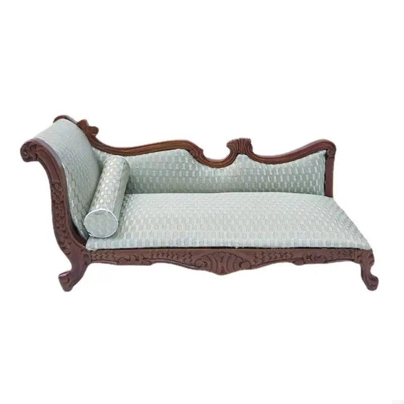 

N1HB Living Room Lounger Bed Мебель Miniature Miniature Притворство Игровые аксессуары Life Scene Play Hobby Collection