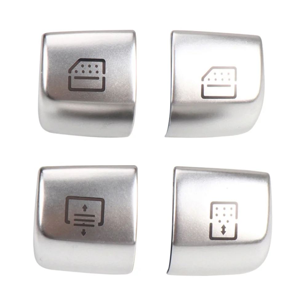 Car Rear Window Switch Button Cover Interior Accessories Window Switch Button Control for Mercedes  W222 S-Class 2014-2019