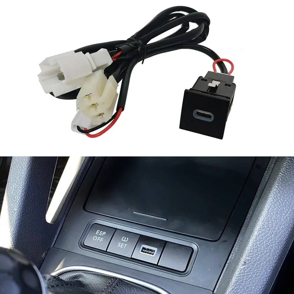 For Volkswagen Accessories retrofit car charger QC3.0 car charger USB fast charger socket
