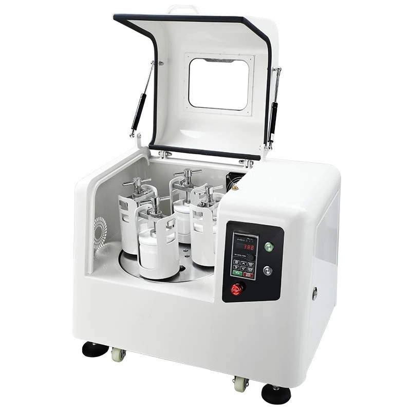 

Small laboratory planetary ball mill for crushing and grinding lithium battery metal powder star-shaped small test